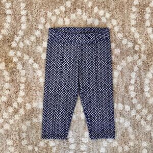 Janie and Jack Navy Blue Geometric Patterned Pants